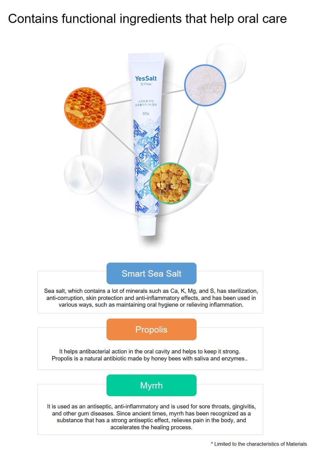 NICEENTECH Korean Sea Salt YesSalt Toothpaste Bundle of 3