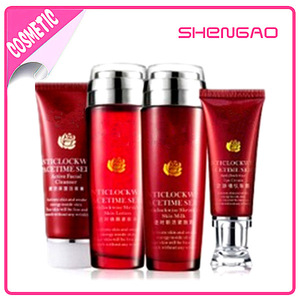 OEM Cosmetic Black Skin Whitening Cream Set