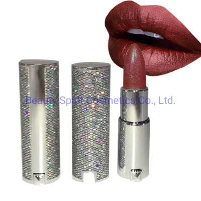 OEM Customized Glitter Lipgloss Cosmetics Makeup Long Lasting Matte Lipstick