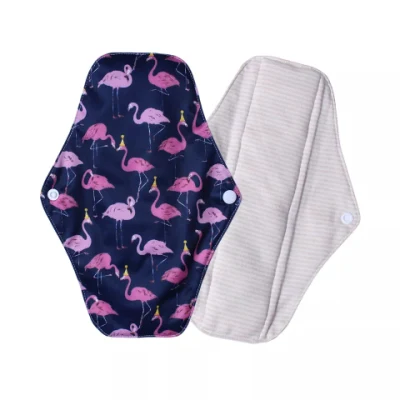 Organic Bamboo Cotton Menstrual Sanitary Pads Manufacture Washable Reusable Sanitary Pads