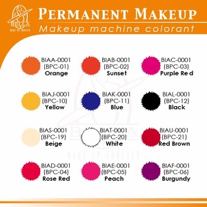 Permanent makeup ink tattoo pigment