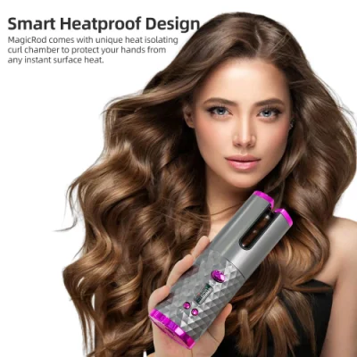 Portable Electric Spiral Curly Hair Curler Cordless Hair Curler