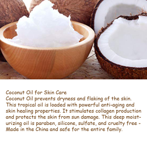 Private Label Skin&Hair Moisturizer Anti-Aging Massage Oil Coconut Oil