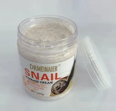 Private Label Snail Scrub Cream Face &amp; Body Exfoliating Nourish Skincare Whitening Butter Cream