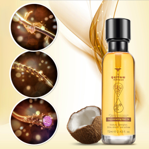private label Yellow Fifteen coconut oil organic hair care repair moisturize argan oil hair serum