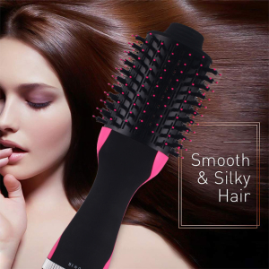 Professional 3 in 1 Volumizer One Step Hot Air Brush Ionic Hair Dryer