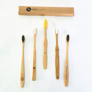 Provided Free Sample 100% Biodegradable Eco Bamboo Toothbrush