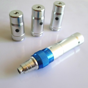 rechargeable derma pen with 3 batteries