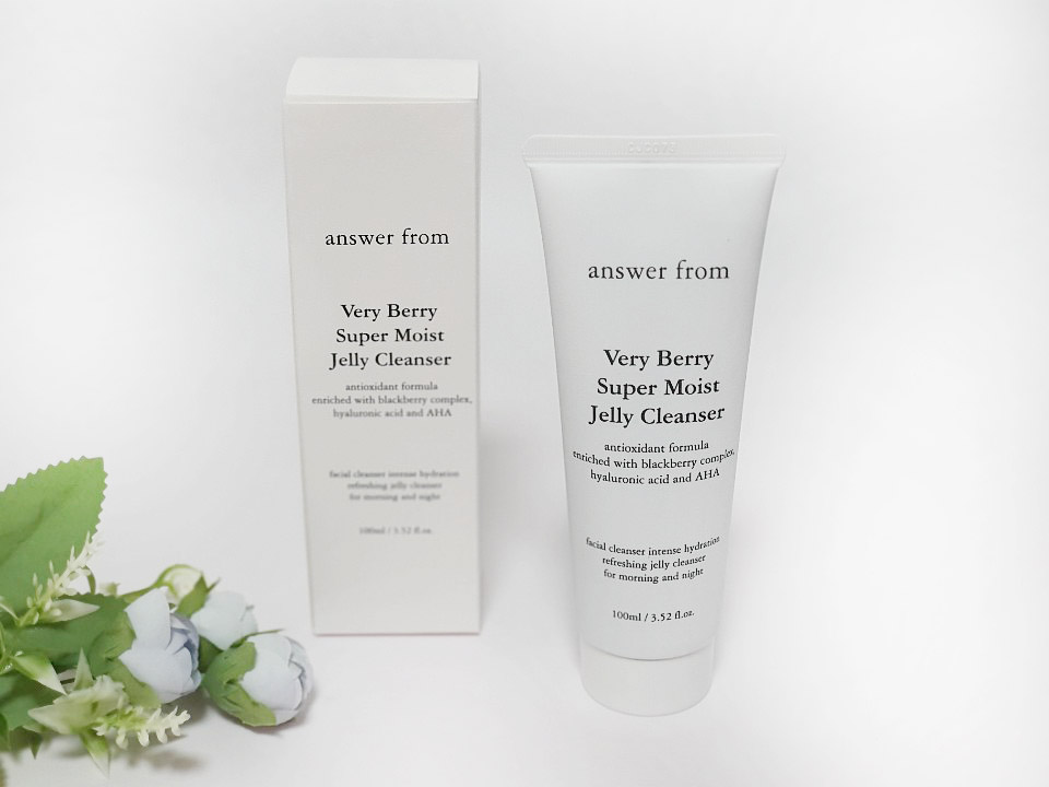 skin care : answer from very berry super moist cleanser