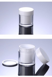 Skin care cream plastic cosmetic packaging jar