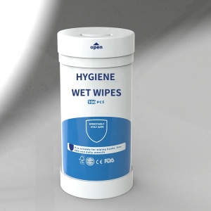 Soft nonwoven disposable tissue canisters hygiene care wet wipes