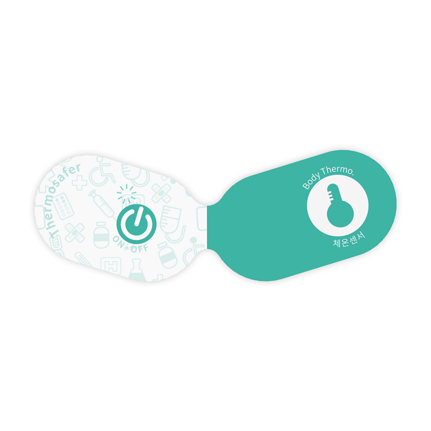 ThermosaferXST400wireless monitoring body thermometer for kids and patients (disposable patch type) 
