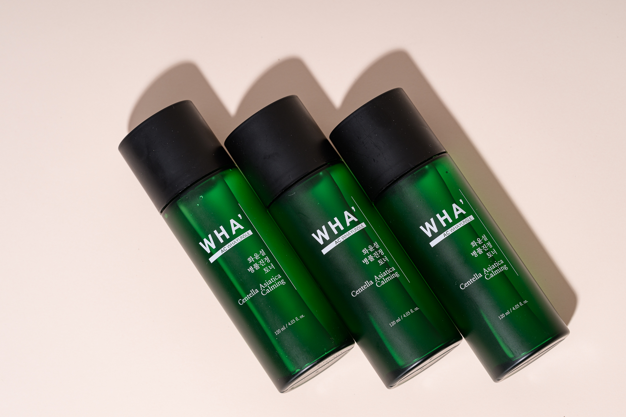 WHAYUNSUL CENTELLA ASIATICA  CAMING TONER (120ml) ,Acne toner, whitening toner, natural toner