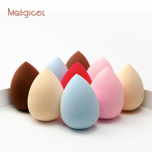 Wholesale customize logo Eco-Friendly Latex Free material cosmetic Make up Foundation sponge  powder puff blender