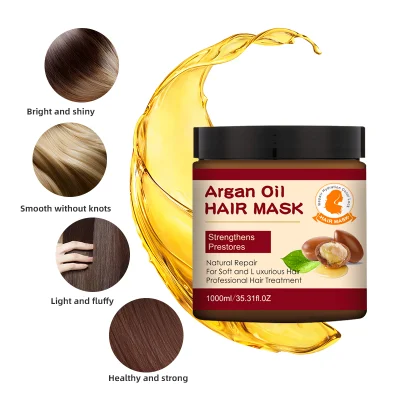 Wholesale Hydrating Smoothing Hair Treatment Organic Argan Oil Hair Mask