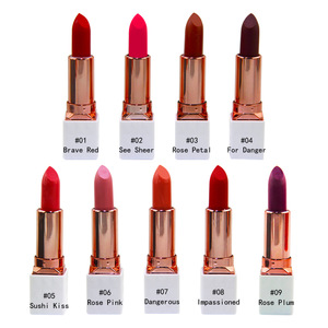 Wholesale no logo private label high pigment matte lipstick