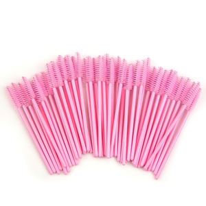 Yaeshii Wholesale Disposable Eye Extension Tools Plastic Handle Colorful Mascara Wands Eyelash Brush