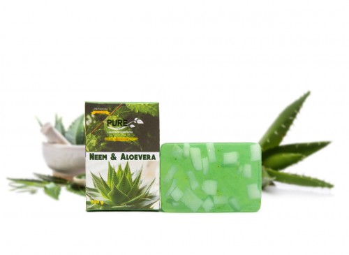 NEEM & ALOEVERA WITH CHIPS SOAP