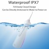 ORAL IRRIGATOR USB RECHARGEABLE WATER FLOSSER PORTABLE DENTAL WATER JET 200ML WATER TANK WATERPROOF IPX7 LEVEL TEETH CLEANER