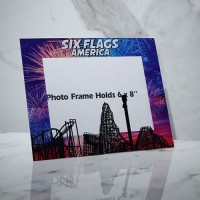 Studio glass plastic 6 7 inch photo frame