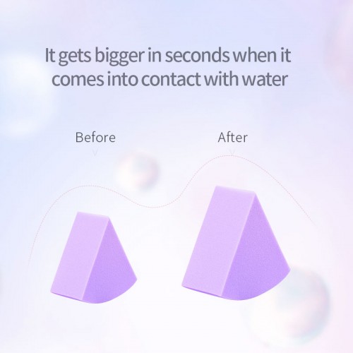 Straight Cut 8-Petal Shaped Cosmetic Makeup Face Puff - High-Quality Makeup Applicator