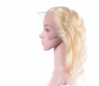 360 frontal blonde color