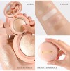 Newly Fashion Vegan Waterproof Oil Control Highlighter Powder Wholesale Transfer Proof Smudge Proof Body Powder Highlighter