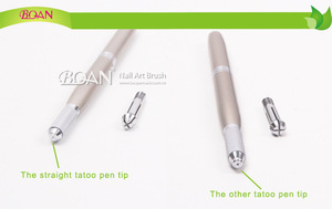 2016 BQAN Double Tips Manual Tattoo Pen for Microblade Permanent Eyebrow Pen Tattoo Tool