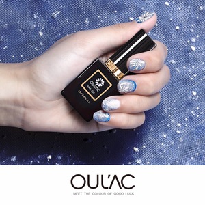 2018 Beautyshow oulac free sample gel nail private label l,nails supplies professional in Artificial fingernails