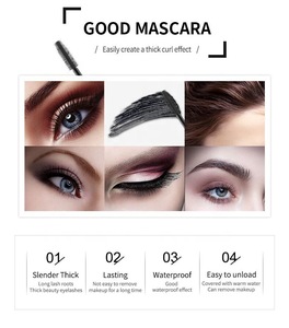 2018 Hot 4D Silk fiber EyeLash Makeup Waterproof Silicone Brush Head Mascara Lengthening Thicker Mascara