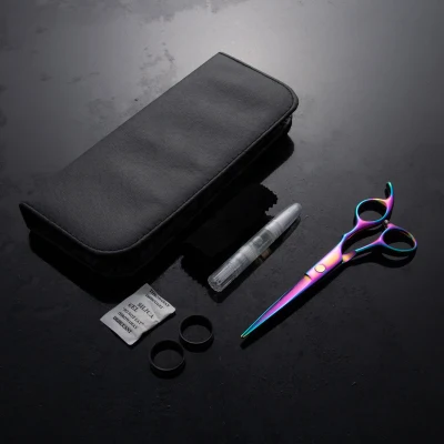 2021 Color Coating SUS440c Stainless Steel Professional Hair Scissors