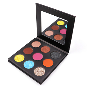 2021 High pigmented Cosmetic Eyeshadow palette 9 color waterproof OEM/ODM with private brand
