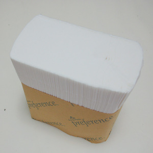 2ply pre-cut singlefold interleaved toilet tissue