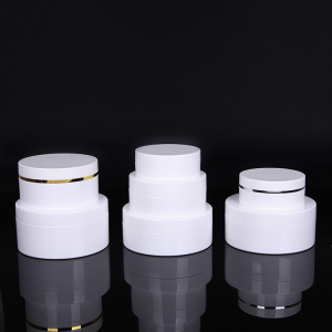 30ml 50ml 100ml 150ml 200ml 250ml 300ml Flat Custom-made body shop opal white cream jar