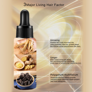 7 Days Hair Growth Oil Grease Supplement Private Label Men Women Ginger Instant Hair Growth Oil Essence 7 Days Natural Bulk Whol