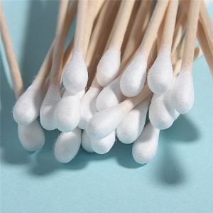 Amazons best-selling biodegradable cotton swab beauty cleaning double-headed bamboo cotton swabs