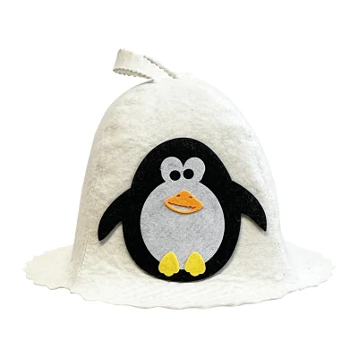 Animal Style OEM Customised 100% Sheep Wool Felt Sauna Hat Wool