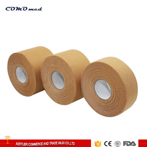 Athletic And Sport Rigid Strapping Tape Waterproof Adhesive Cotton Bandage Support Safety