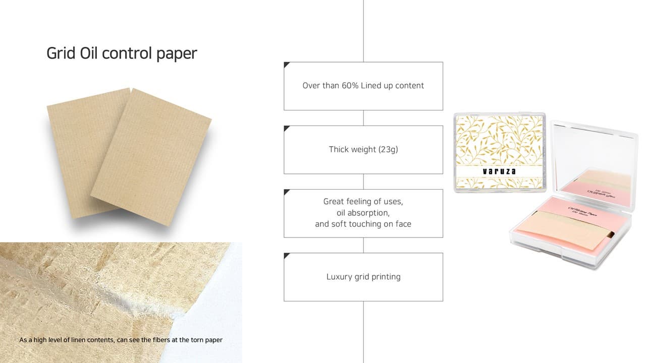 [Beauty Accessories] Oil Blotting Paper with Mirror Case