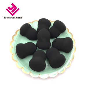 Best Selling Amazon Biodegradable Make Up Foam Beauty Powder Puff Black Big Makeup Sponge Blender