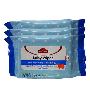 Biokleen Thick Unsecented Baby Wipes 80ct