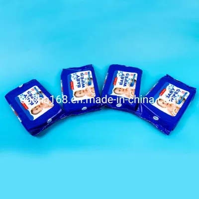 China Factory Wholesale Soft Spunlace No-Woven Disposable OEM Wet Baby Wipes