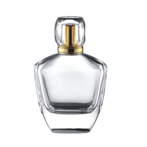 cosmetic packaging hot products wholesale 100ml square clear glass bottle crystal perfume bottle