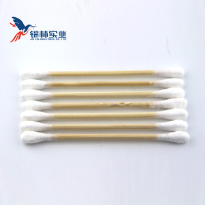 eco-friendly paper square box bamboo stick cotton bud