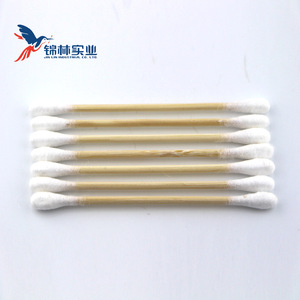 eco-friendly paper square box bamboo stick cotton bud