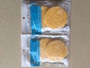 facial cleaning sponge wet cellulose cleansing sponges