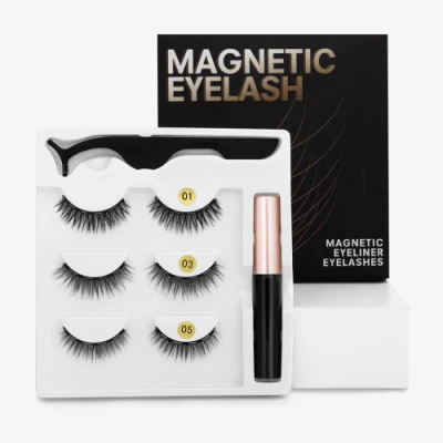 Factory Price Magnetic Mink Eyelashes 3D Eyeliner Magnetic Eyelashes