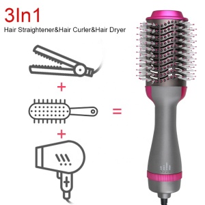 Factory price Manufacturer supply amazon Round Rotating Volumizer Styler hot Air One Step hair brush blow dryer