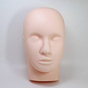 female head makeup training silica gel mannequin head model manikin head for make up training