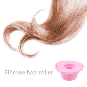 Foldable silicone heated easy hair rollers
